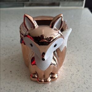 Bath and Body Works Rose Gold Fox Hand Soap Holder
